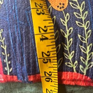 Floral Patterned Crew Neck Sweater